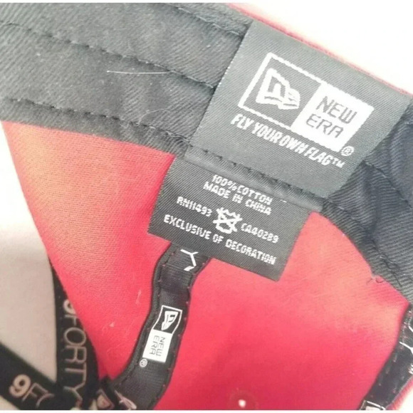 Detroit Red Wings Red / Gray Colorblock NHL New Era 9Forty Snapback Hat OSFA - Picture 8 of 8